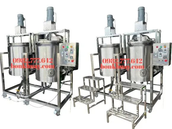 Quy Trình Sản Xuất Nước Giặt Bằng Bồn Khuấy Công Nghiệp Inox 304