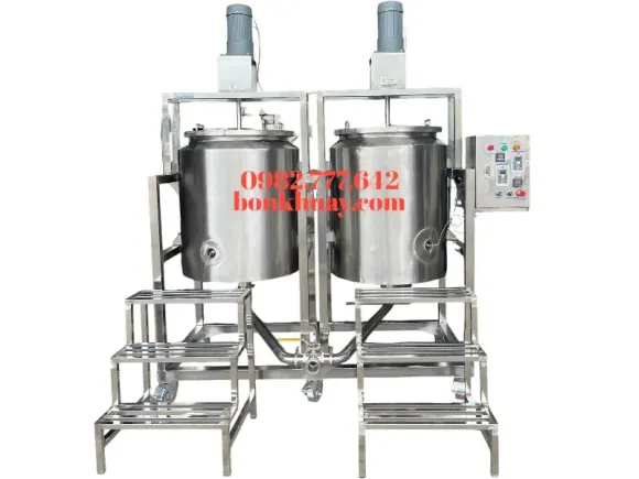 Quy Trình Sản Xuất Nước Giặt Bằng Bồn Khuấy Công Nghiệp Inox 304