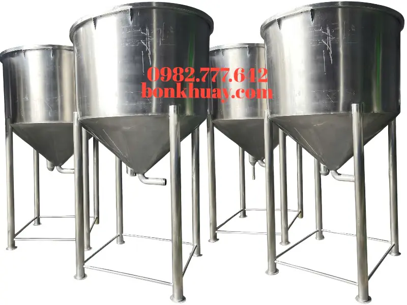 bồn chứa h&oacute;a chất inox an to&agrave;n c&ocirc;ng nghiệp chống ăn m&ograve;n lưu trữ PAC PAM axit kiềm hiệu quả bền bỉ&rdquo;