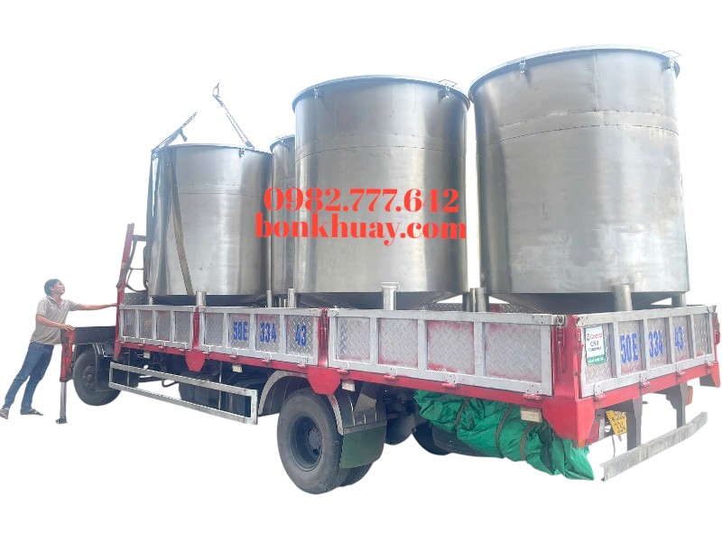 bồn khuấy hóa chất inox chất lượng cao công nghiệp, thiết bị khuấy trộn PAC PAM xử lý nước thải chống ăn mòn, bền bỉ vận hành ổn định