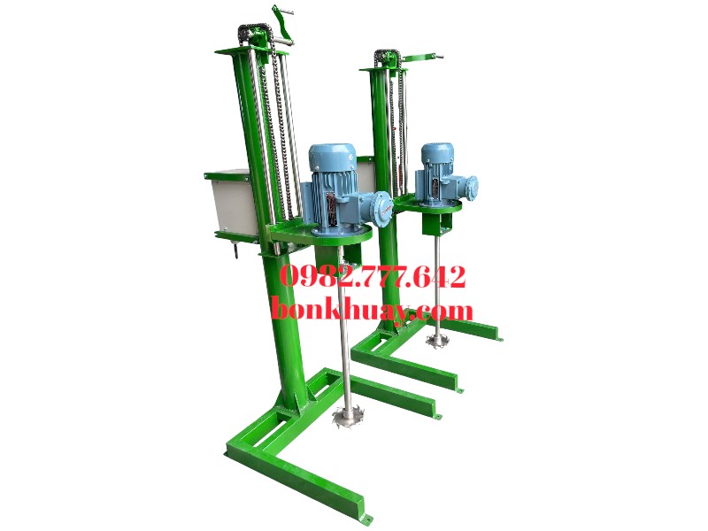 M&aacute;y khuấy n&acirc;ng hạ quay tay motor chống ch&aacute;y nổ