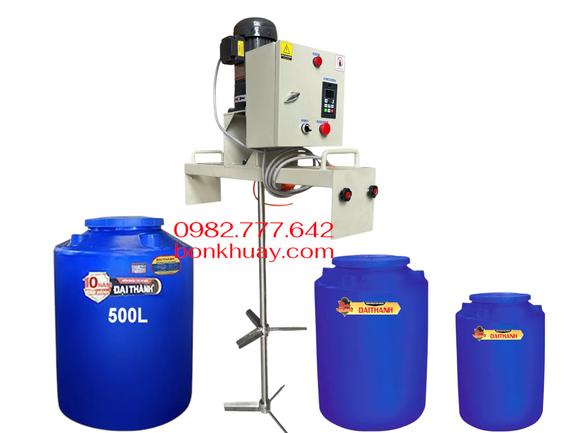 M&aacute;y khuấy ph&acirc;n b&oacute;n g&aacute; ngang th&ugrave;ng gi&aacute; rẻ