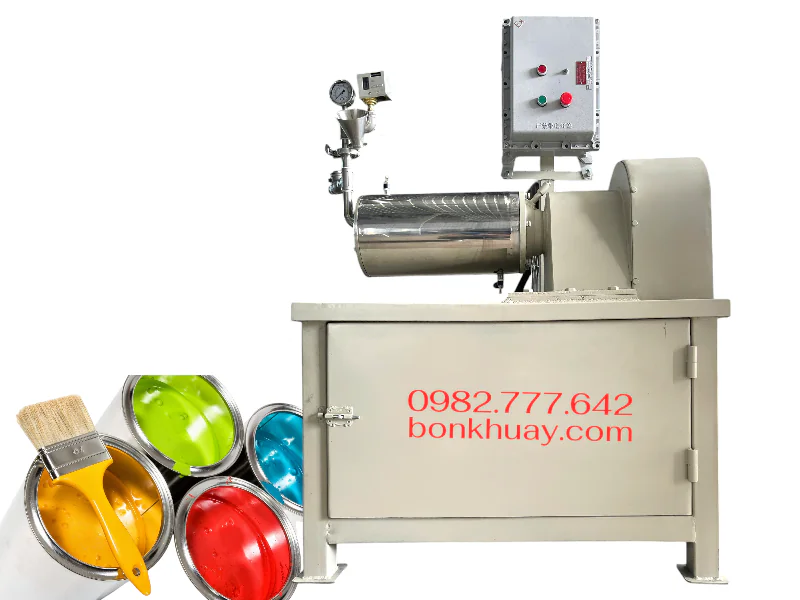 M&aacute;y nghiền bi ngang sơn