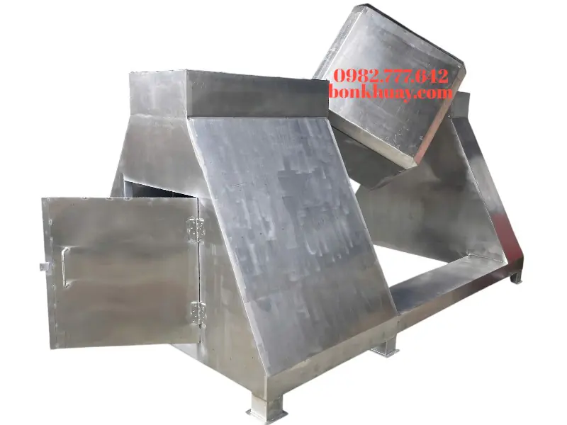 M&aacute;y trộn bột kh&ocirc; c&ocirc;ng nghiệp 300-500kg gia c&ocirc;ng inox 304, năng suất cao, vận h&agrave;nh ổn định.
