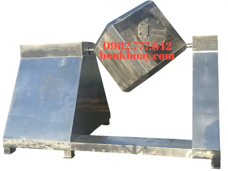 M&aacute;y trộn bột kh&ocirc; c&ocirc;ng nghiệp 300-500kg inox 304 trộn bột đồng đều 99%, ph&ugrave; hợp ng&agrave;nh thực phẩm, dược phẩm v&agrave; h&oacute;a chất