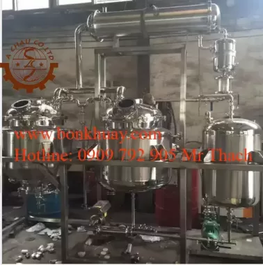 Máy cô đặc mật hoa dừa