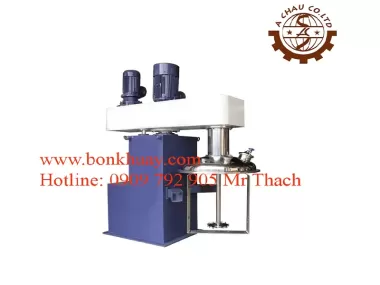 Máy khuấy keo 2 kết hợp motor khuấy