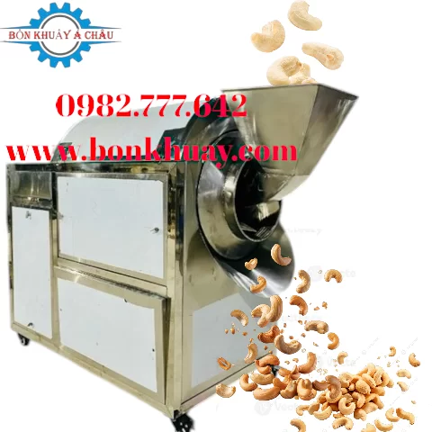 Máy rang hạt điều 