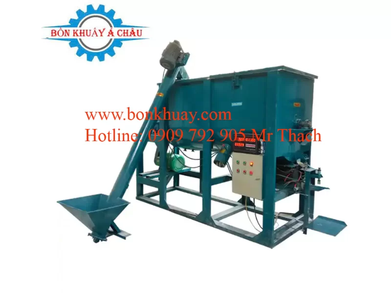 Máy trộn phân bón và vít tải
